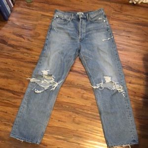 Agolde high rise boyfriend jean